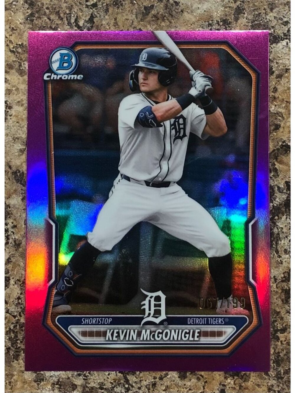 2026 Bowman Chrome Kevin McGonigle Purple Refractor 061/199